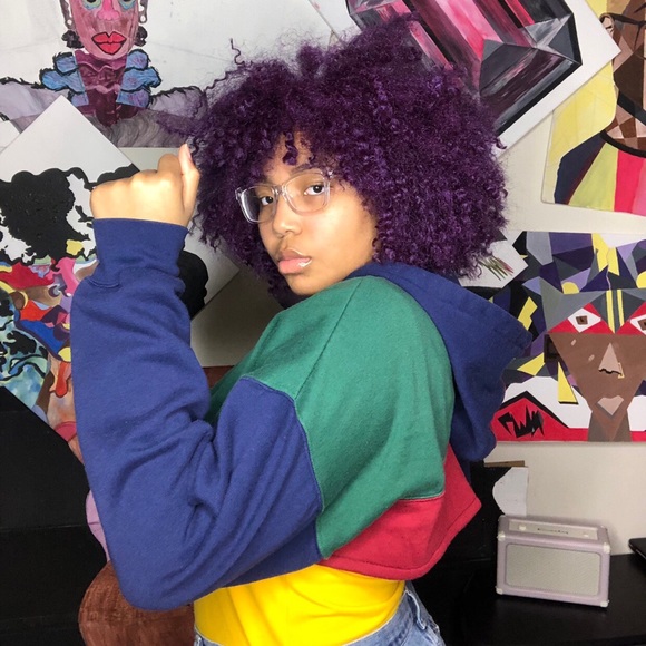 Color block pullover sweatshirt - Picture 3 of 4